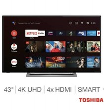 Toshiba 43v6863db brand for sale  LONDON