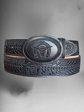 Cinto de caubói faroeste masculino cinto bordado Piteado Toro touro comprar usado  Enviando para Brazil