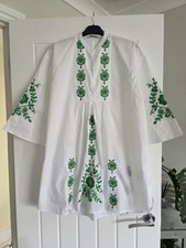 Zara white cotton for sale  THETFORD