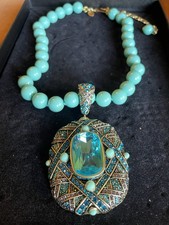 Colar Heidi Daus azul turquesa comprar usado Colar Heidi Daus azul turquesa comprar usado  Enviando para Brazil