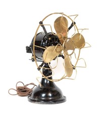 Ventilador oscilante Robbins & Myers Gearback 1908-10 * Pintura original * Funciona bem comprar usado Ventilador oscilante Robbins & Myers Gearback 1908-10 * Pintura original * Funciona bem comprar usado  Enviando para Brazil