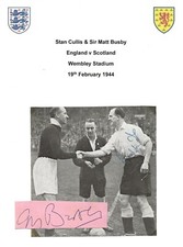 Matt busby scotland for sale  SOUTHSEA