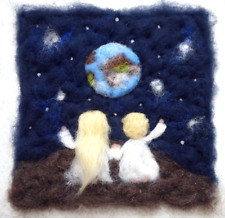 Wollbild kinder erde gebraucht kaufen  Deutschland