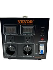 Conversor transformador de tensão VEVOR 2000VA Step-Up & Step-Down SV-2000VA (OB) comprar usado  Enviando para Brazil