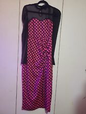 Damenkleid schwarz pink gebraucht kaufen  Berlin