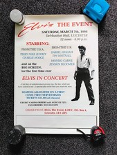 Elvis event poster for sale  BURY