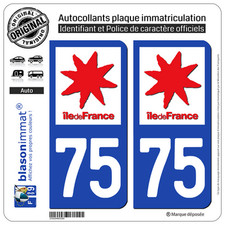 Stickers autocollant plaque d'occasion  Balaruc-les-Bains