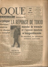 Journaux epoque aout d'occasion  Villenave-d'Ornon
