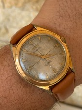 1960 Vintage Titoni Air Master Relógio Rotomático Art Deco Masculino 36mm Banhado a Ouro comprar usado  Enviando para Brazil