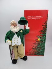 Usado, 1998 Possible dreams Clothtique Irish St. Patrick's Santa Claus caixa original comprar usado  Enviando para Brazil