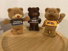 Bonecos de urso vintage 1987 Mars Chocolate Chums M&M's Snickers flocados pvc comprar usado  Enviando para Brazil