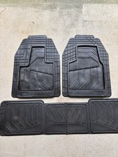 Conjunto de tapete de borracha 3 peças tapetes dianteiros e traseiros preto, como novo. comprar usado  Enviando para Brazil
