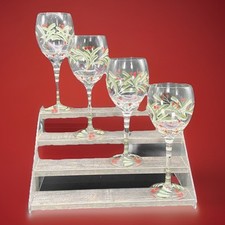 Hand painted stemmed for sale  Pottsville