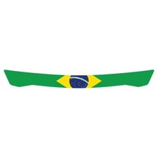Brazilian flag helmet for sale  LONGFIELD