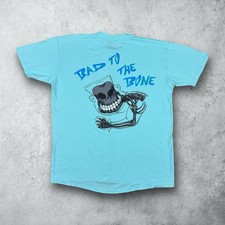 Camiseta Vintage Anos 80 Bad To The Bone Life's A Beach Surf Skate Bad Boys Azul GG comprar usado Camiseta Vintage Anos 80 Bad To The Bone Life's A Beach Surf Skate Bad Boys Azul GG comprar usado  Enviando para Brazil