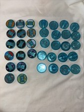 Lote de 36 discos azuis Lego Dimensions etiquetas de brinquedo minifiguras suportes de exibição autênticos comprar usado  Enviando para Brazil
