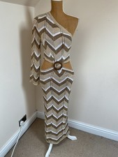 Crochet dress gold for sale  TAMWORTH