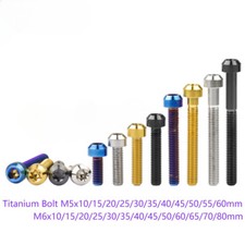 Parafuso de titânio M5 M6 cabeça de tampa parafuso torx 10 15 20 25 30 35 40 45 50 60 65 70 80mm comprar usado  Enviando para Brazil