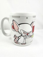 Caneca de café grande vintage 197 Pinky & The Brain grande Animaniacs Warner Brothers, usado comprar usado  Enviando para Brazil