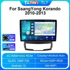 Rádio de carro CarPlay tela GPS player para Ssang Yong Korando 3 Actyon 2 2010-2013  comprar usado  Enviando para Brazil