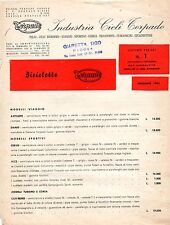 Catalogo listino 1961 usato  Padova