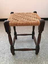 Vintage stool seagrass for sale  BOGNOR REGIS