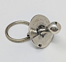 Estatueta manequim PACIFIER prata artesanal miniatura com marca registrada comprar usado  Enviando para Brazil