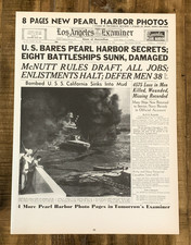 Pearl harbor newspaper for sale  Gilbert