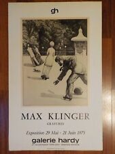 Affiche max klinger d'occasion  Ceintrey