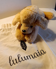 Almofada de aquecimento Lulu Maia Golden Retriever de pelúcia para micro-ondas com bolsa de lona, usado comprar usado  Enviando para Brazil