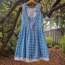 Cottagecore blue gingham for sale  WICKFORD