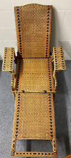 Victorian bamboo reclining for sale  RIPON