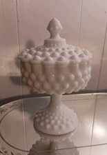 Fenton glass lidded for sale  Barberton