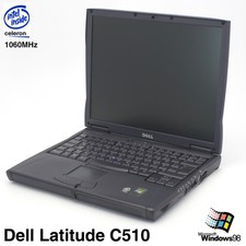Notebook Dell Latitude C510 Windows 98 paralelo Lpt Celeron 1060MHZ 160GB comprar usado  Enviando para Brazil