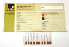 HBM 213.06-2003 extensómetro Typ 3/120LG11, 120OHM, 95PPM/K, Aço, 10PCS, antigo e nunca usado!, usado comprar usado  Enviando para Brazil