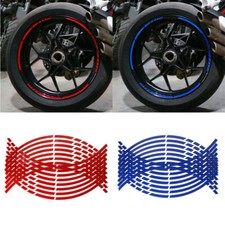 16 peças adesivos de pneu de roda de carro aro reflexivo tiras decalque 17"/18" acessórios , usado comprar usado  Enviando para Brazil