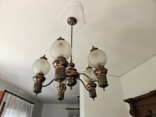 Grande lampadario ferro usato  Noventa Padovana