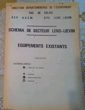 Ancien plan equipements d'occasion  Noyelles-sous-Lens