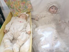 Two porcelain dolls for sale  INVERNESS