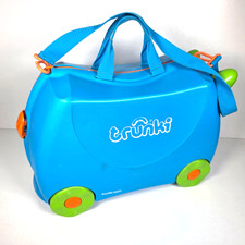 Mala Trunki Kids Ride On Mala Armazenamento de Férias Azul comprar usado  Enviando para Brazil