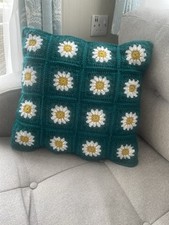 Hand crochet cushion for sale  CONSETT