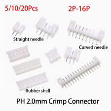Plugue 5/10/20x PH 2,0mm + soquete + frisos 2-16p conector de crimpagem B2W (estilo JST PH), usado comprar usado  Enviando para Brazil
