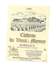 Etiquette vin château d'occasion  Royan
