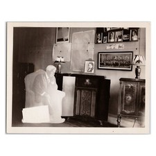 Ghost Listening to Old Radio - Fotografia espiritual - Foto de dupla exposição da década de 1930 comprar usado  Enviando para Brazil
