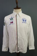 Camisa LA MARTINA Buenos Aires branca Maserati slim fit manga longa botão tamanho XL comprar usado  Enviando para Brazil