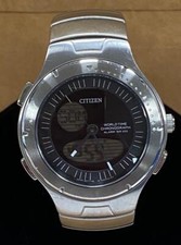 RELÓGIO DE QUARTZO CITIZEN WORLD TIME CRONÓGRAFO PROMASTER ANALÓGICO 39mm SS. comprar usado  Enviando para Brazil