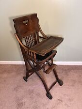 Vintage oak highchair for sale  Rochester