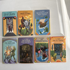 The Chronicles of Narnia Set Collier Books 1-7 C.S. Lewis, 1970 1st Ed, Print PB comprar usado  Enviando para Brazil