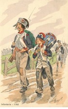 Uniform infantry soldier d'occasion  Expédié en Belgium