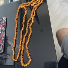 Amber necklace inches for sale  EPPING